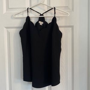 J Crew Scalloped Tank